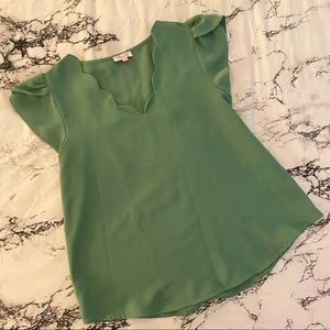 Dedicate My Heart To You Sage Blouse